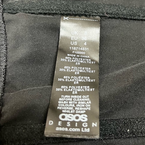 ASOS Corset Cami Lace Insert Adjustable Straps Elastic Bottom Hook-Eye Closure - Picture 8 of 12